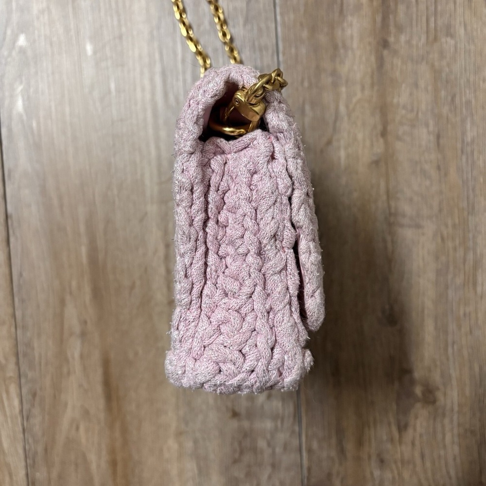 Kooreloo Amalfi Crochet Crossbody Purse Bag Cluth Chain Made In Greece MSRP $395 - Picture 11 of 16